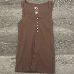 Brown tank top